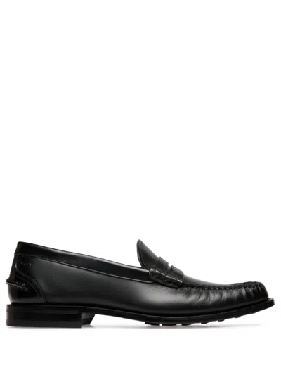 Bally Oregon Loafer In Leather Wide Foot Morphology In Black
