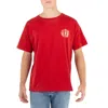 Bally Organic Cotton Logo Print T-shirt In Red
