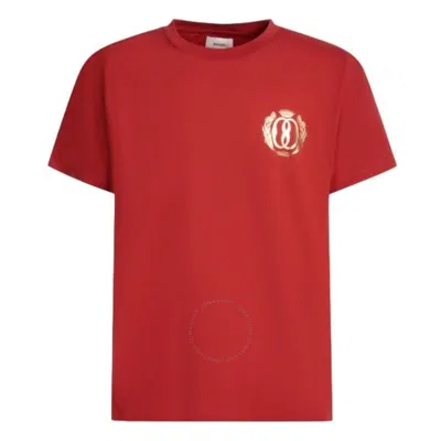 Bally Organic Cotton Logo Print T-shirt In Red