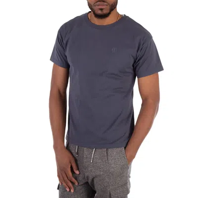 Bally Organic Cotton Pique Logo T-shirt In Gray