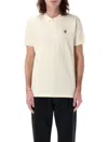 Bally Men's Organic Cotton Polo Shirt In Neutrals