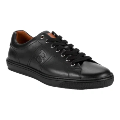 Pre-owned Bally Orivel Men's 6240301 Black Leather Sneaker Msrp $570