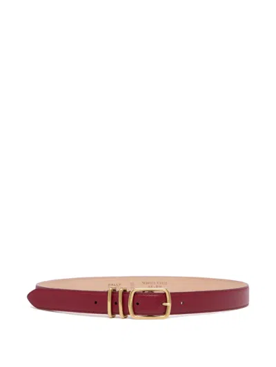 Bally Orson Leather Belt In Brown