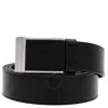 Bally Outline 35mm Grained Leather Belt
