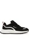 Bally Outline Logo-patch Sneakers In Black