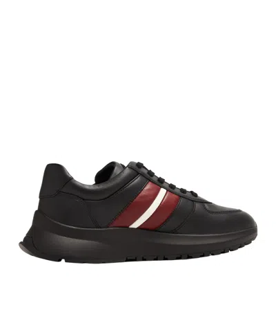 Bally Outline Low-top Sneakers In Black