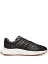 Bally Lace-up Low-top Leather Sneakers In Black