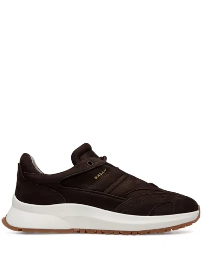 Bally Outline Sneakers In Brown