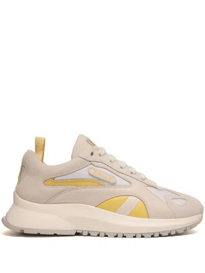 Bally Outline Trainers In White