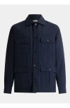 Bally Buttoned Pocket Overshirt In Multi
