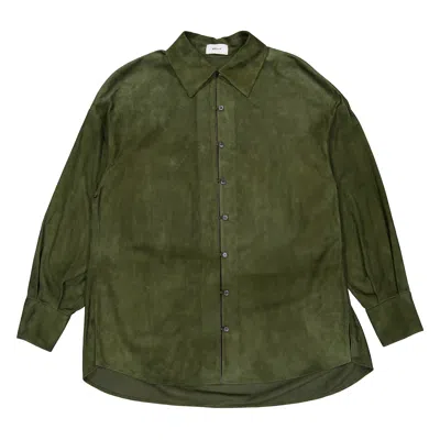 Bally Oversized Button-up Shirt In Green