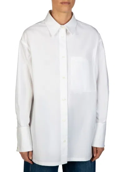 Bally Oversized White Button-down Shirt