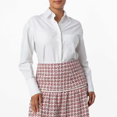 Bally Oversized White Button-down Shirt