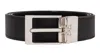 Bally Reversible And Adjustable Leather Belt In Black