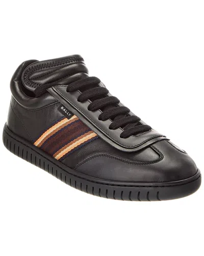Bally Parrel Leather Sneaker In Black