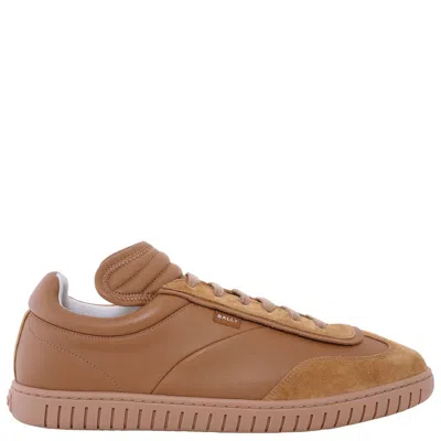 Bally Parrel Suede Low-top Sneakers, Brand Size 45 ( Us Size 12 ) In Sand