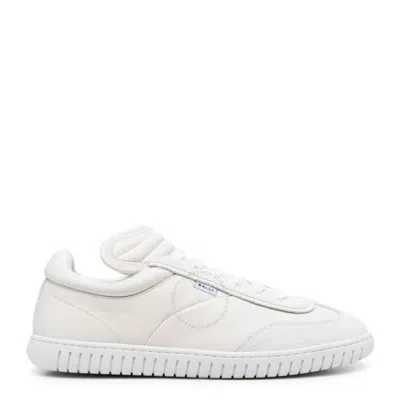 Bally Parrel Suede Low-top Sneakers In White