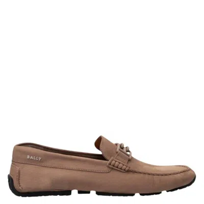 Bally Parsal Nubuck Leather Loafers In Multi