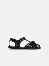 Bally 'pasely' Black Leather Sandals