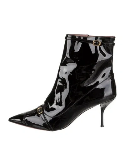 Pre-owned Bally Patent Leather Boots In Black