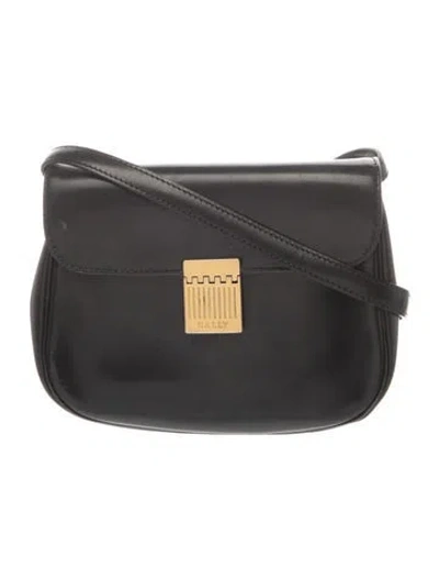 Pre-owned Bally Patent Leather Crossbody Bag In Black