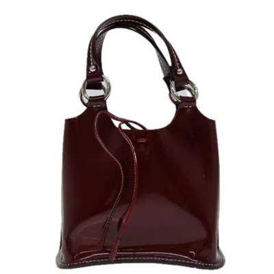 Pre-owned Bally Patent Leather Handbag () In White