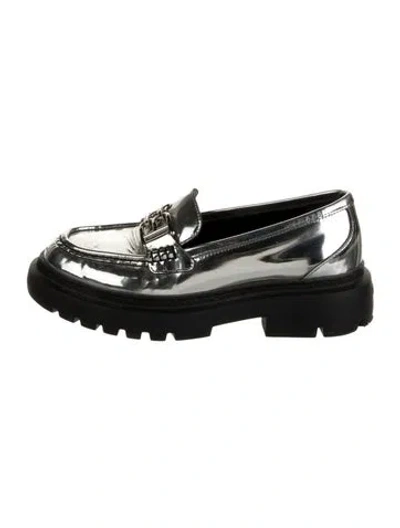 Pre-owned Bally Patent Leather Loafers In Black