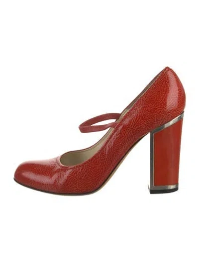 Pre-owned Bally Patent Leather Pumps In Red