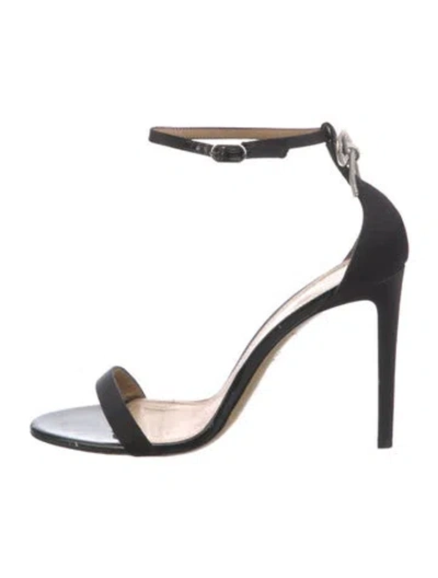 Pre-owned Bally Patent Leather Sandals In Black