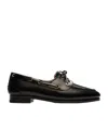 Bally Pathy Leather Derby Shoes In Black