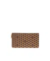 Bally Pennant Zip Wallet In Brown
