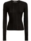 Bally Patterned Intarsia-knit Jumper In Black