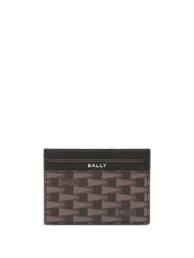 Bally Pennant Cardholder In 褐色