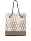 Bally Pennant Panelled Tote Bag In Brown