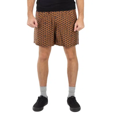 Bally Pennant Printed Silk Shorts In Multi