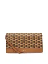 Bally Pennant Continental Wallet In Desert Tpu In Brown