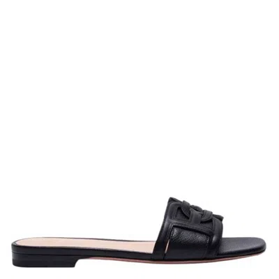 Bally Peoni B Chain Detail Leather Sandals In Multi