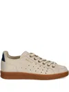 Bally Perforated-detail Suede Sneakers