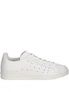 Bally Perforated Leather Sneakers In White