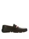 Bally Perthy Leather Driver Loafers In Brown