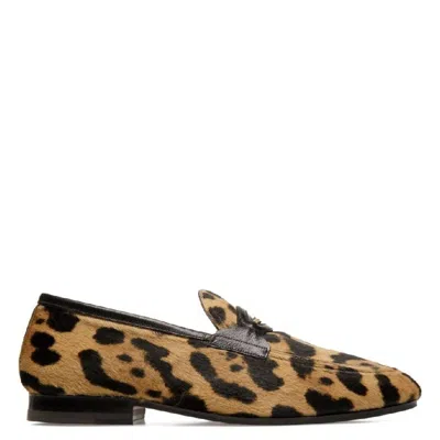Bally Pesek Leopard Print Haircalf Leather Loafers In Animal Print