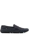 Bally Pier Driver-schuhe Aen Leder In Mitternachtsblau In Blue