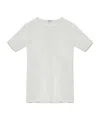 Bally Pierced T-shirt In White