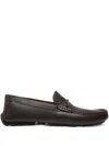 Bally Pilot Driver Leather Loafers In Brown