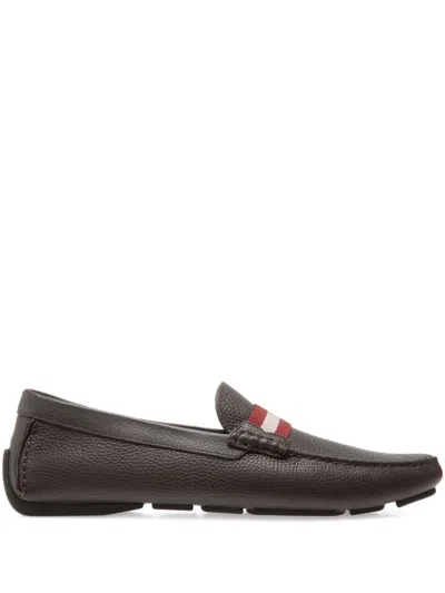 Bally Pilot Driver Loafers In Brown