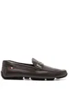 Bally Clay Driver Loafers In Brown