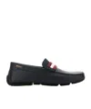Bally Logo Loafers In Black