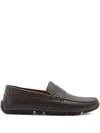 Bally Pilot Leather Loafers In Brown