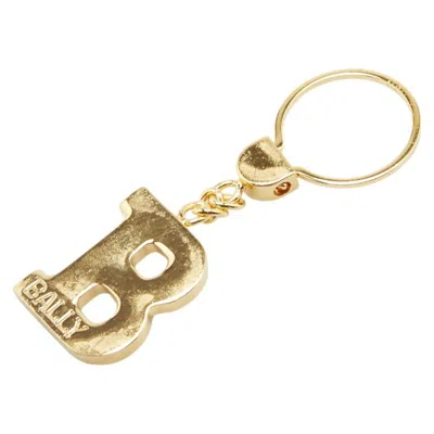 Pre-owned Bally Plating Key Chain () In Gold