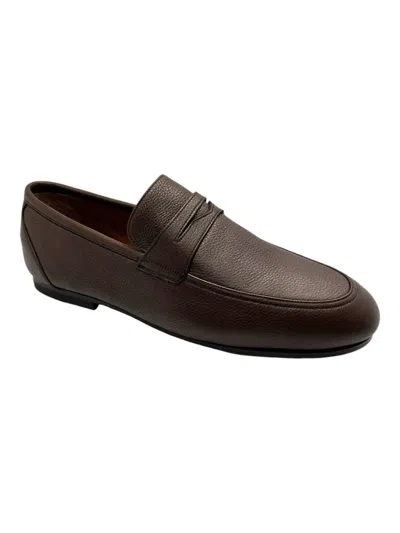 Bally Plator 6216723 Men's Coconut Calf Leather Loafers In Brown